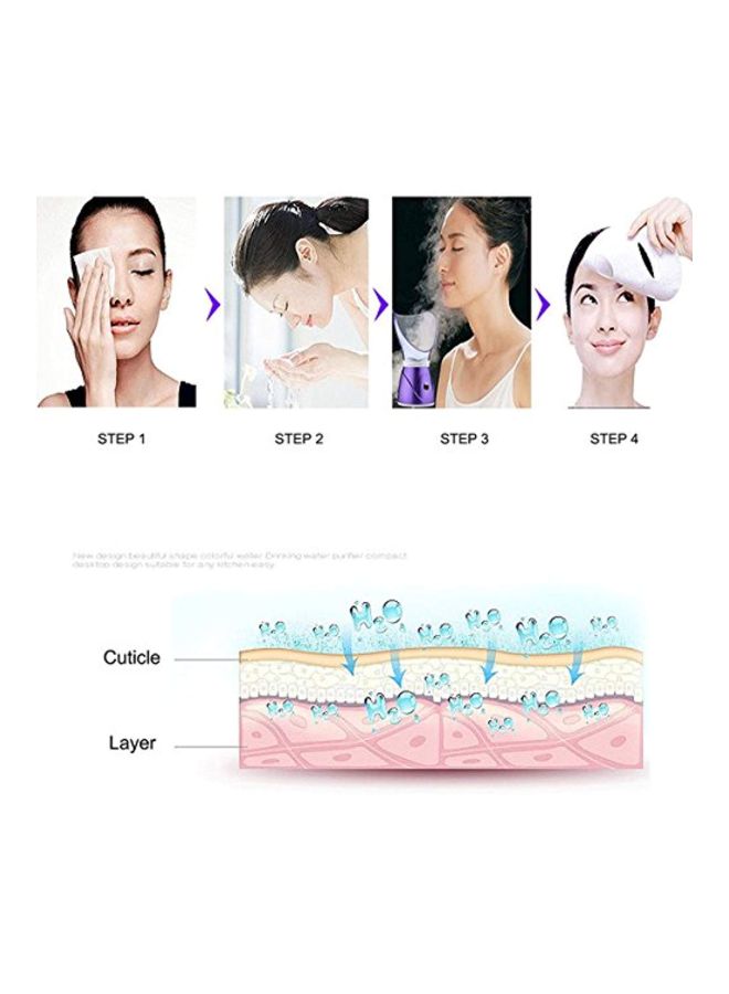Osenjie - Professional Facial Steamer Purple/Clear - Image 1