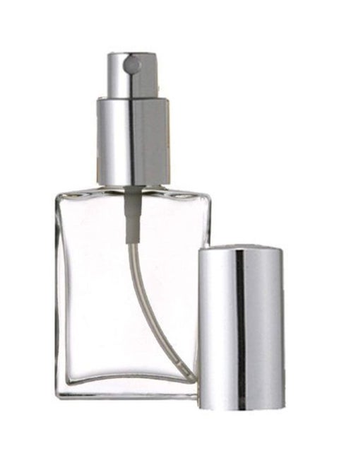 Perfume Atomizer Empty Glass Bottle Clear/Grey