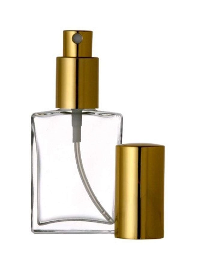 Grand Parfums 3-Piece Empty Perfume Glass Bottle Clear/Gold  - Image 1