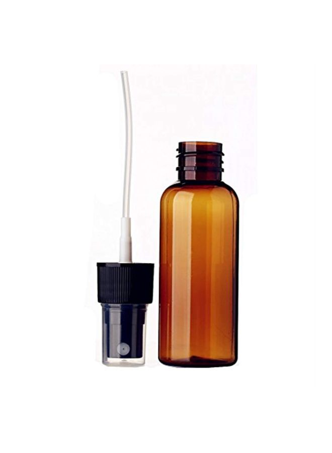 Sinide 4-Piece Empty Plastic Fine Mist Spray Bottle Brown/Black  - Image 3