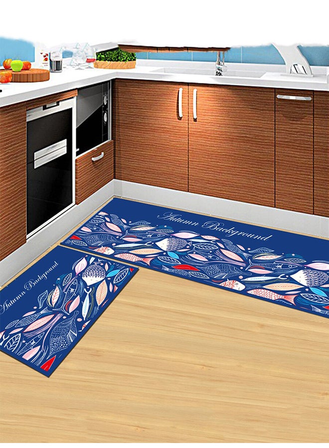 Super Soft Rectangle Kitchen Floor Mat Multicolour 40(W)x60(L)cm