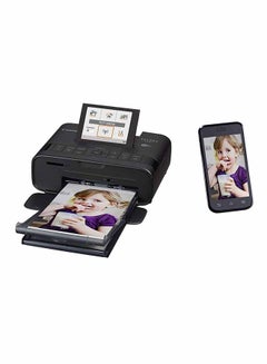 Canon SELPHY CP1300 BUNDLE with 108 Sheets And Ink Set Black  - Image 5