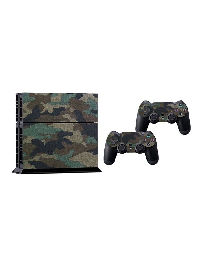 ametoys Stylish Full Body Decal Skin Sticker Cover For PlayStation 4 (PS4) Console And 2 Controllers Style 6  - Image 1