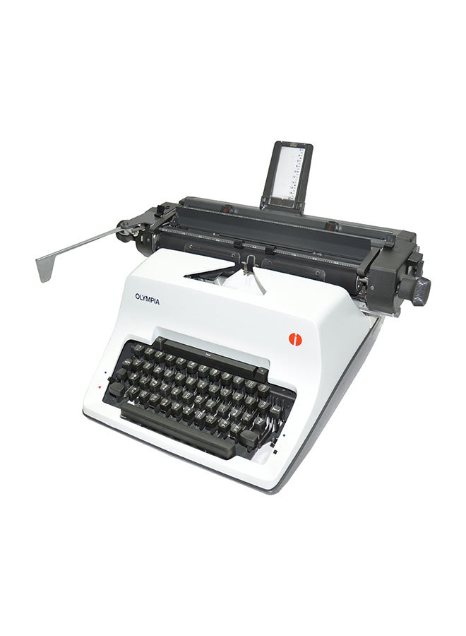 Olympia - Manual Ethiopia Language Typewriter Carriage Black/White - Image 1