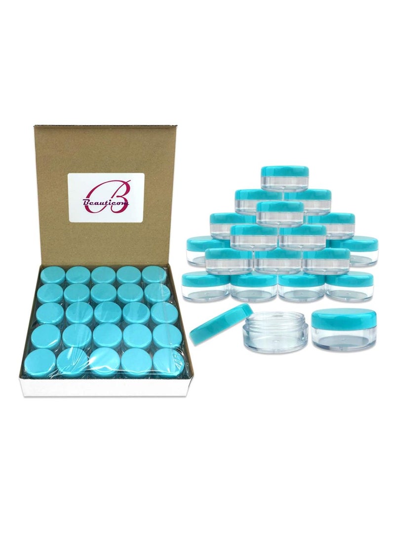 100-Piece Cosmetic Storage Container Set Teal/Clear - v1574663570/N32245423A_1