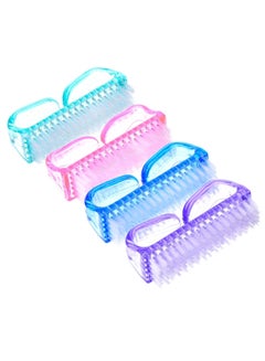 4-Piece Cleaning Nail Brush Set Multicolour - v1574663581/N32246321A_1