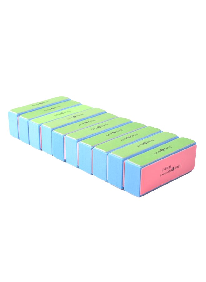 KLOUD City 10-Piece Nail Buffer Set Multicolour  - Image 1