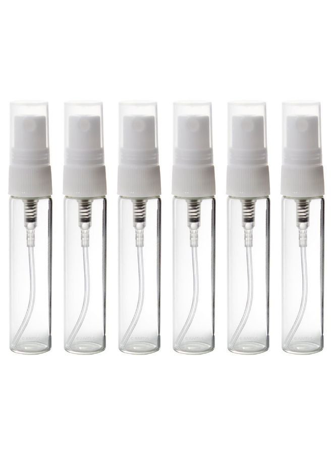 JUVITUS 6-Piece Of Fine Mist Sprayer Set Clear/White 