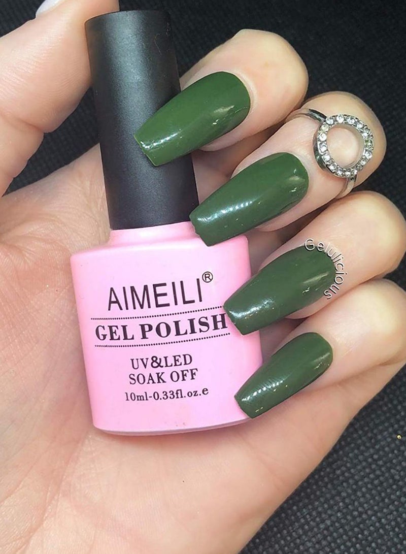 AIMEILI UV And LED Soak Off Gel Polish 073 Kale - Image 2