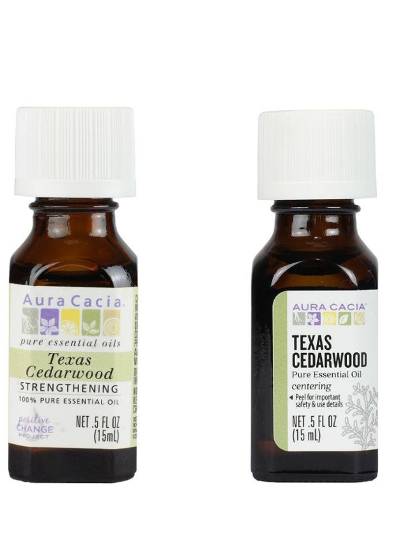 Aura Cacia Texas Cedar Essential Oil - Image 2