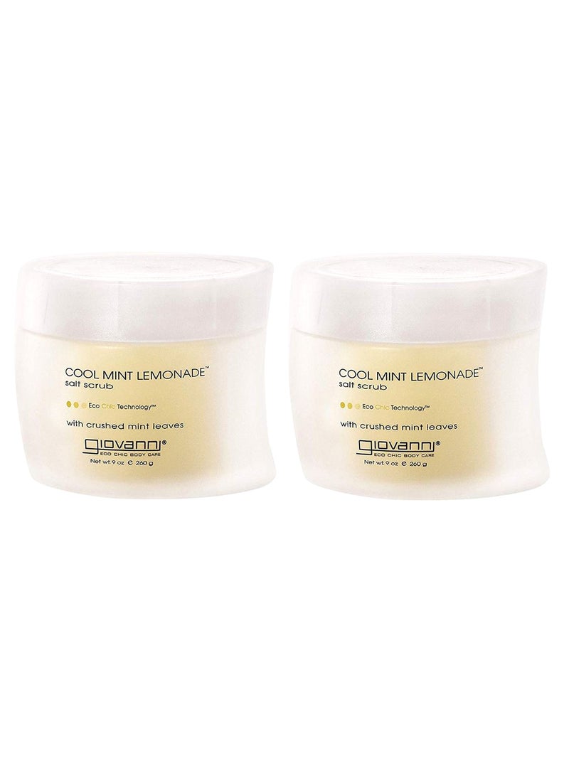 Giovanni 2-Piece Cool Mint Lemonade Salt Scrub Set 