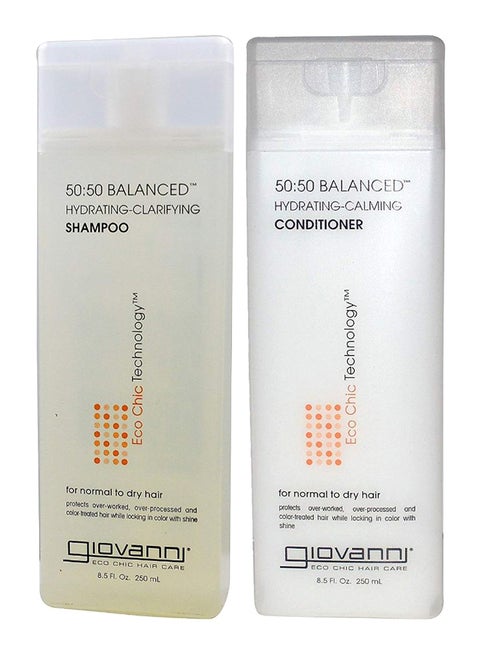 50:50 Balanced Hydrating Clarifying Shampoo And Conditioner Duo Set 2 x 250ml