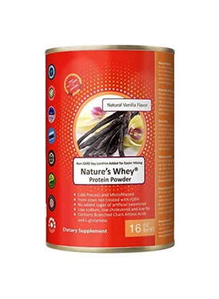 Nature's Whey Protein Powder - Natural Vanilla Flavor - v1574664356/N32254141A_1