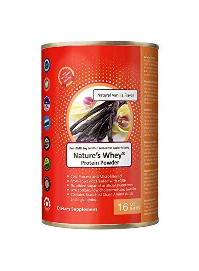 Nature's Whey Protein Powder - Natural Vanilla Flavor