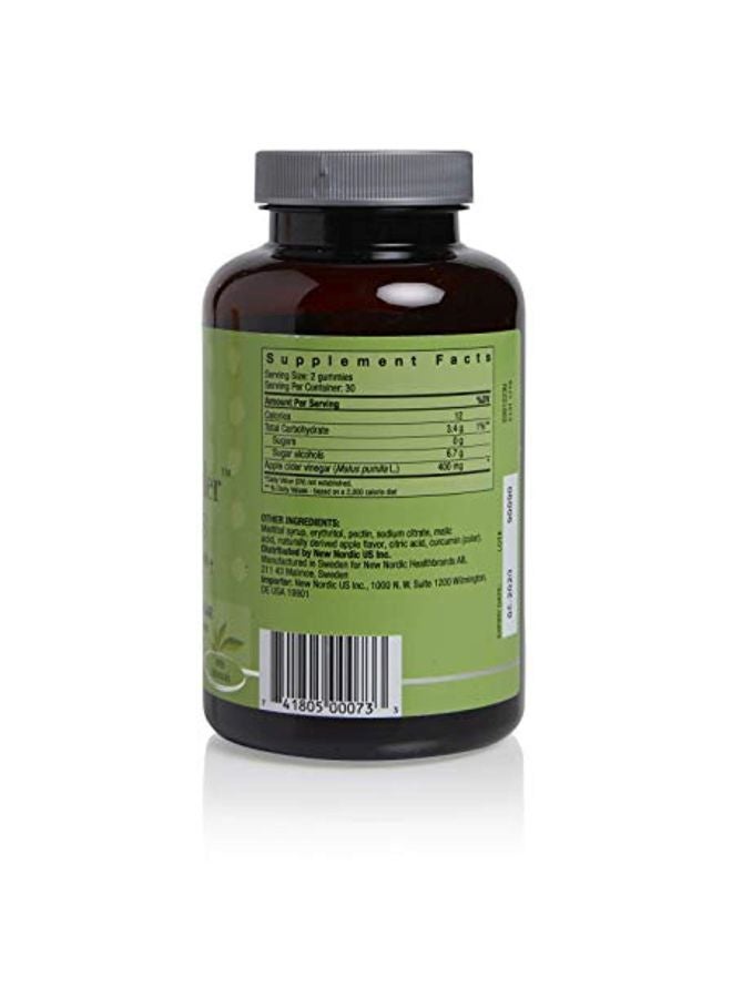 New Nordic Pack Of 2 Apple Cider Dietary Supplement - 60 Gummies  - Image 3