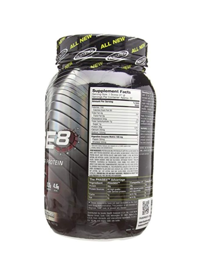 MuscleTech - Phase 8 Protein - Cookies And Cream - 907 Gram - Image 1