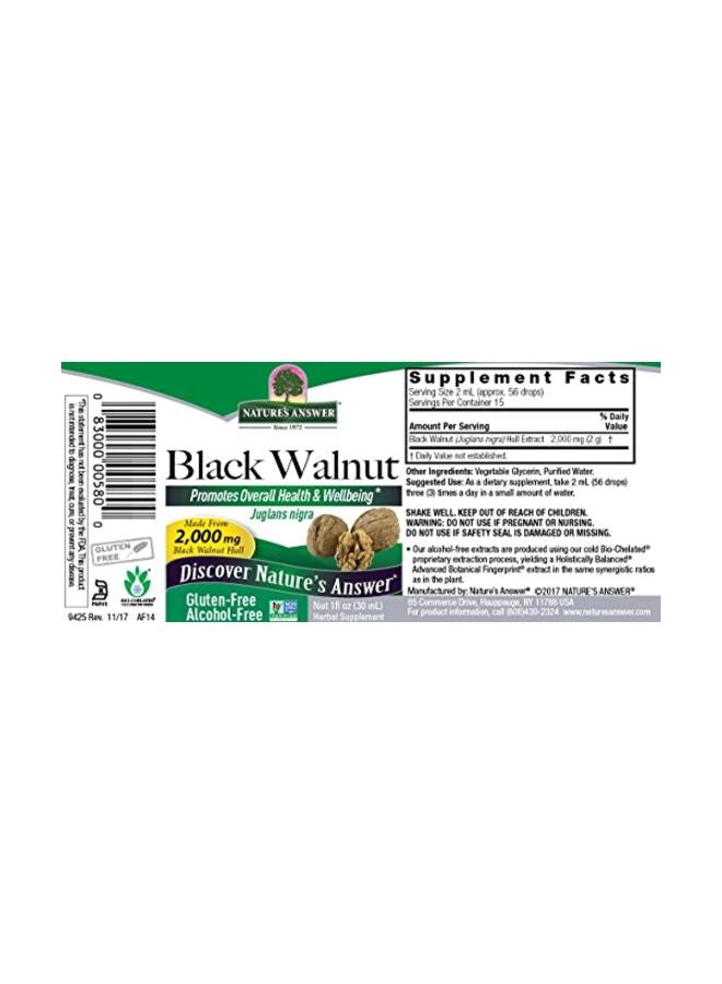Advanced Botanical Fingerprint Black Walnut Juglans Nigra 2000 Mg
