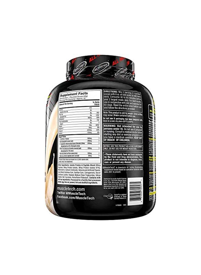 MuscleTech Nitro Tech Ripped 1.81kg French Vanilla Swirl Protein - Image 2