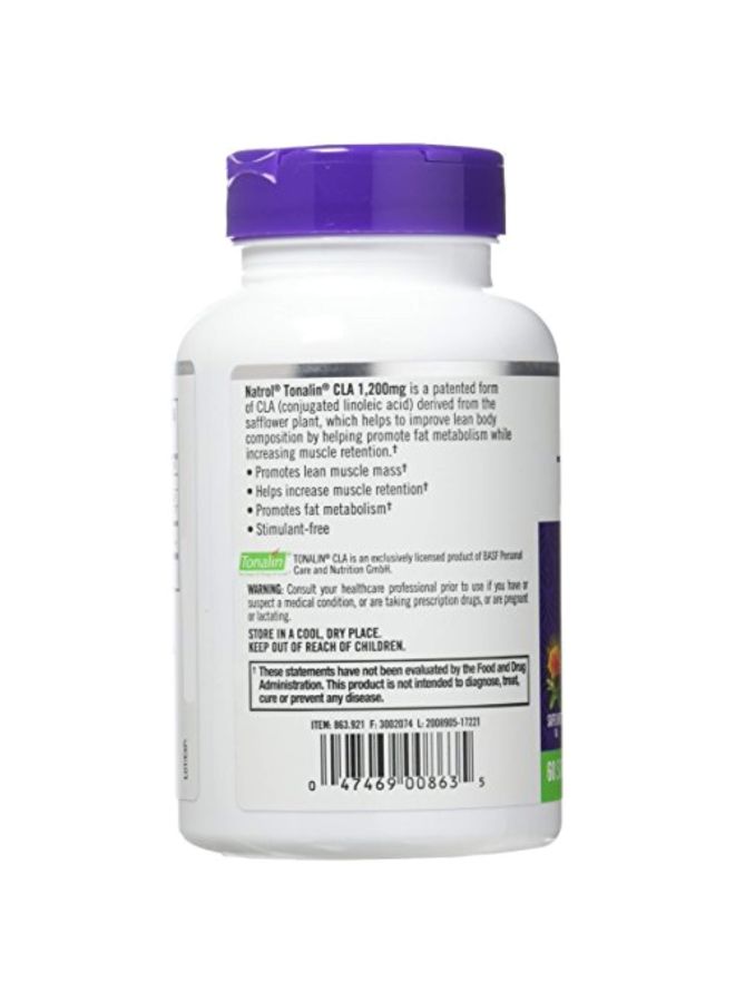NATROL - Tonalin CLA Weight Management Supplement 1200mg - 60 Softgels - Image 1