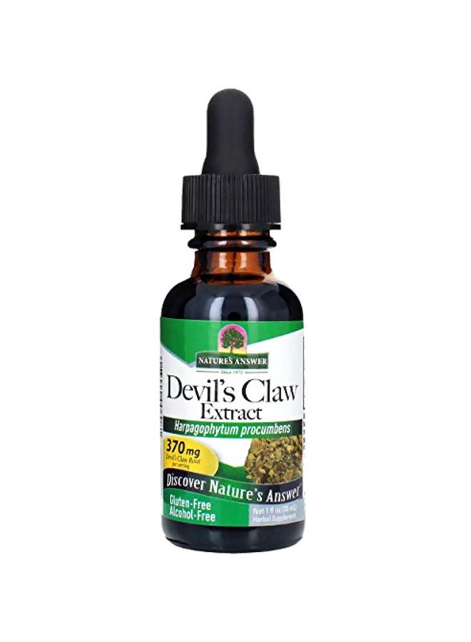 NATURE'S ANSWER Devil's Claw Extract Herbal Supplement 370mg - Image 1