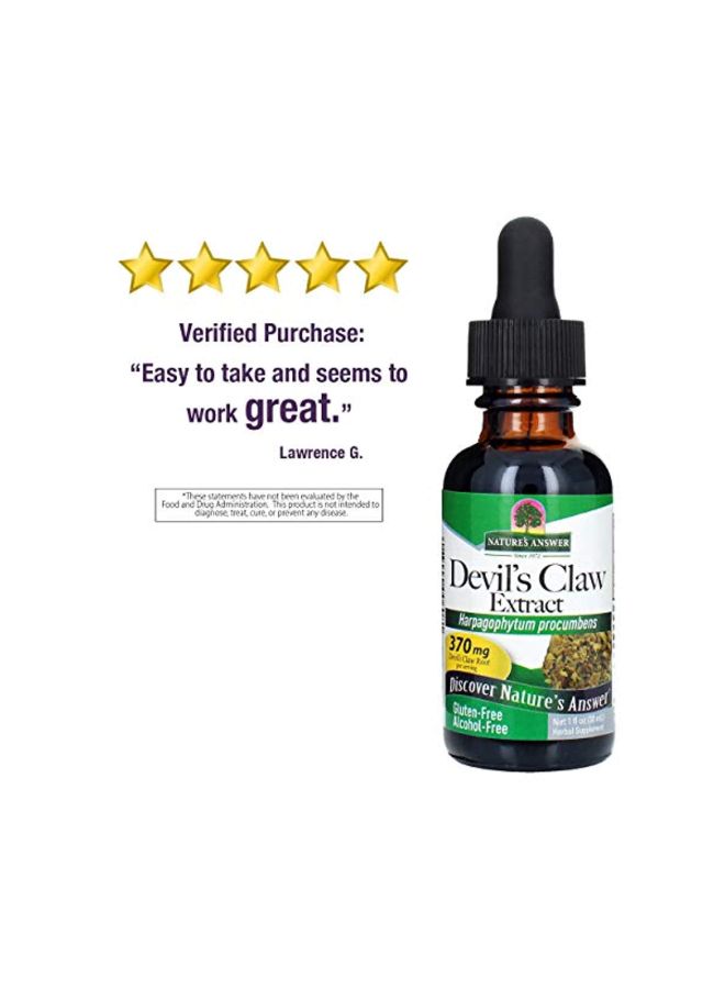 NATURE'S ANSWER Devil's Claw Extract Herbal Supplement 370mg - Image 5