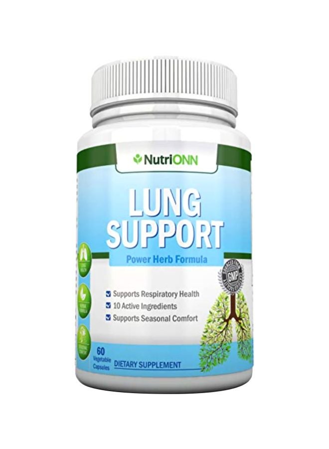 Lung Support PowerHerb Formula - 60 Vegetable Capsules