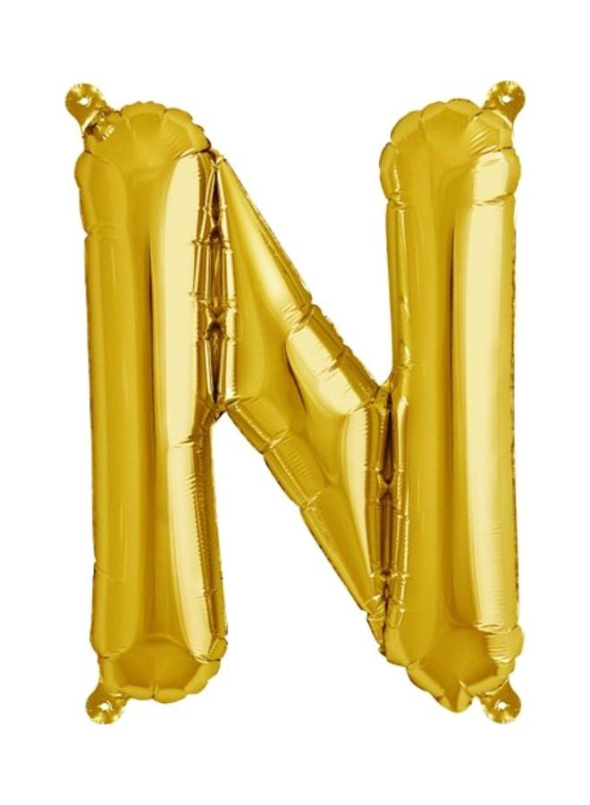 Alphabet N Designed Party Balloon 16inch