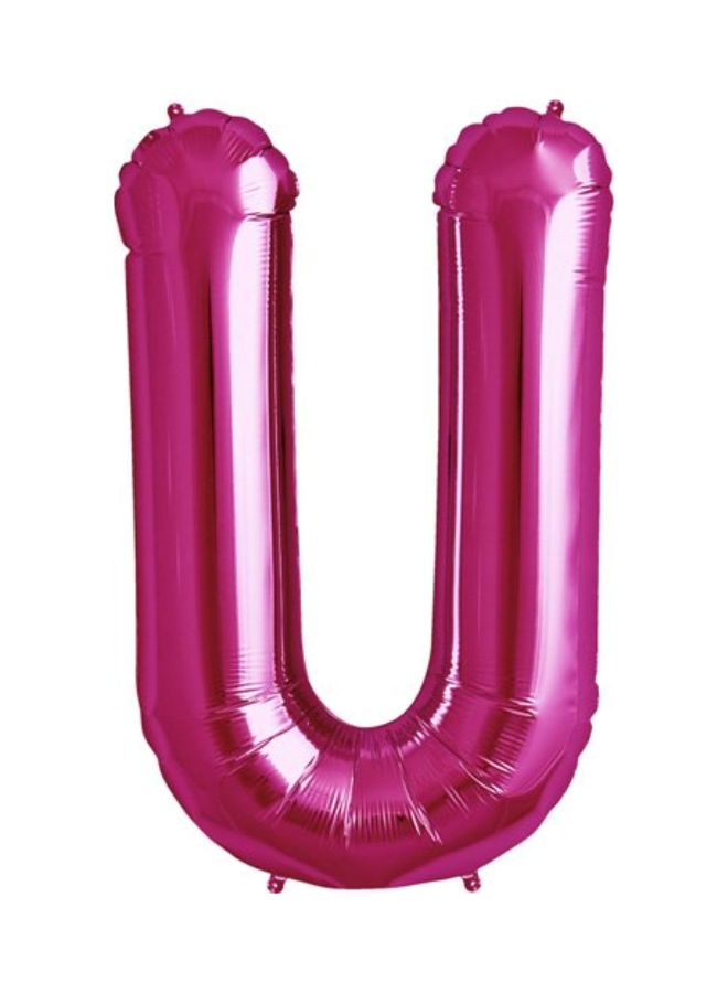 Alphabet U Designed Party Balloon 34inch