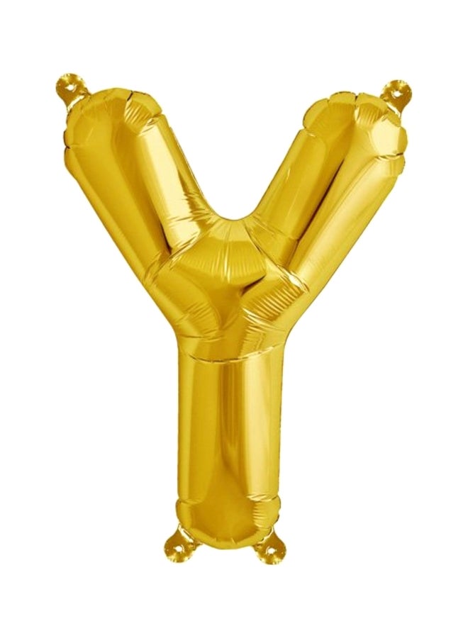 Alphabet Letter Y Foil Balloon 16inch