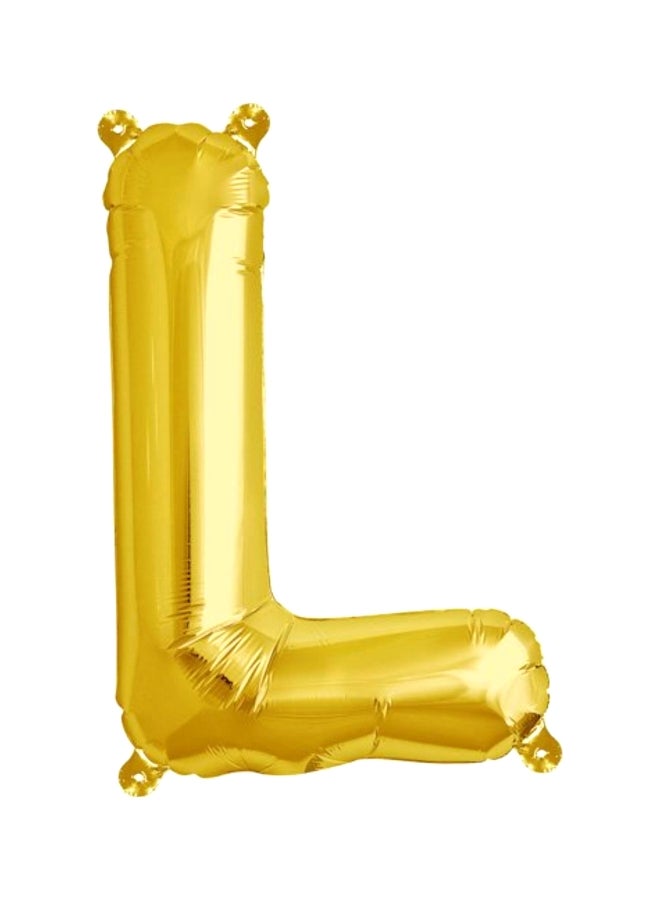 Alphabet Letter L Foil Balloon 16inch