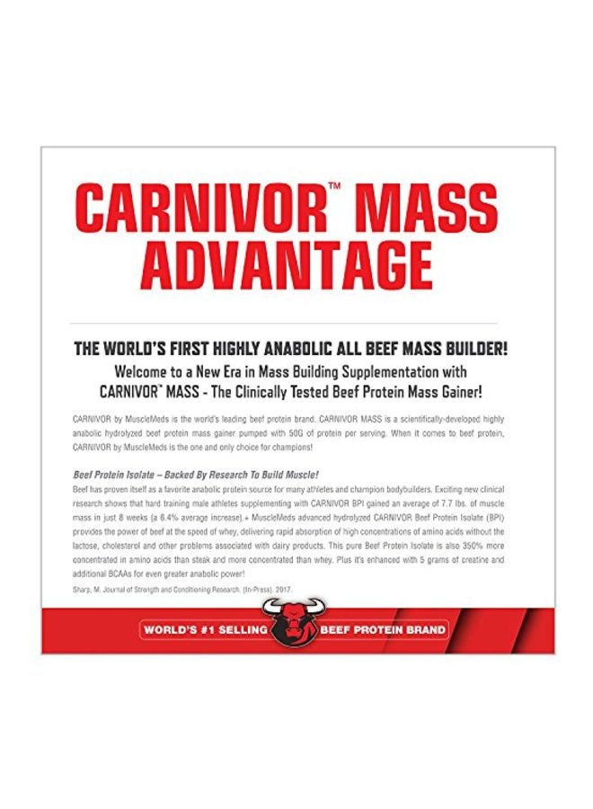 MUSCLEMEDS Carnivor Mass Anabolic Beef Protein Gainer  - Image 2