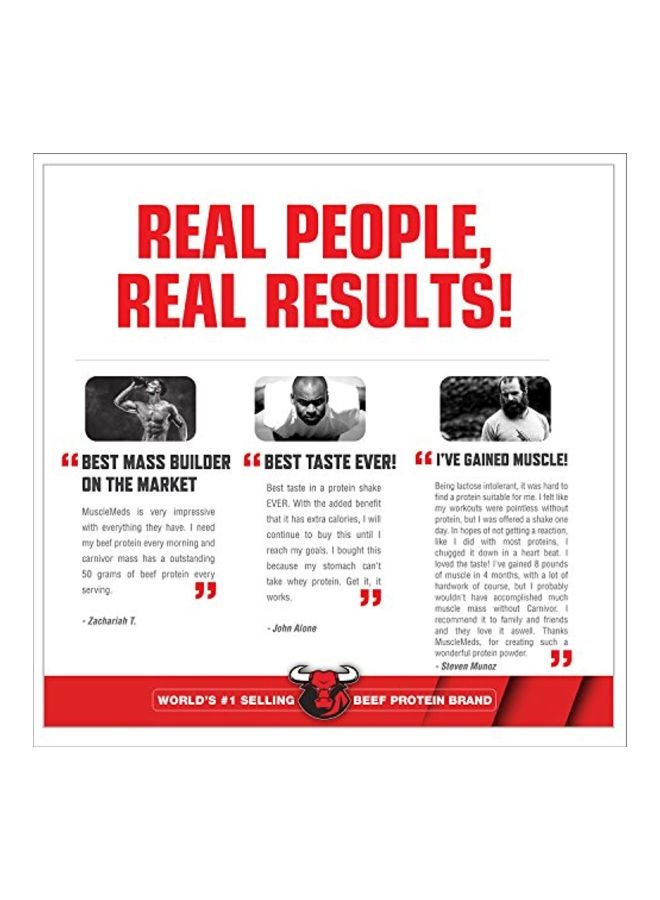 MUSCLEMEDS Carnivor Mass Anabolic Beef Protein Gainer  - Image 4