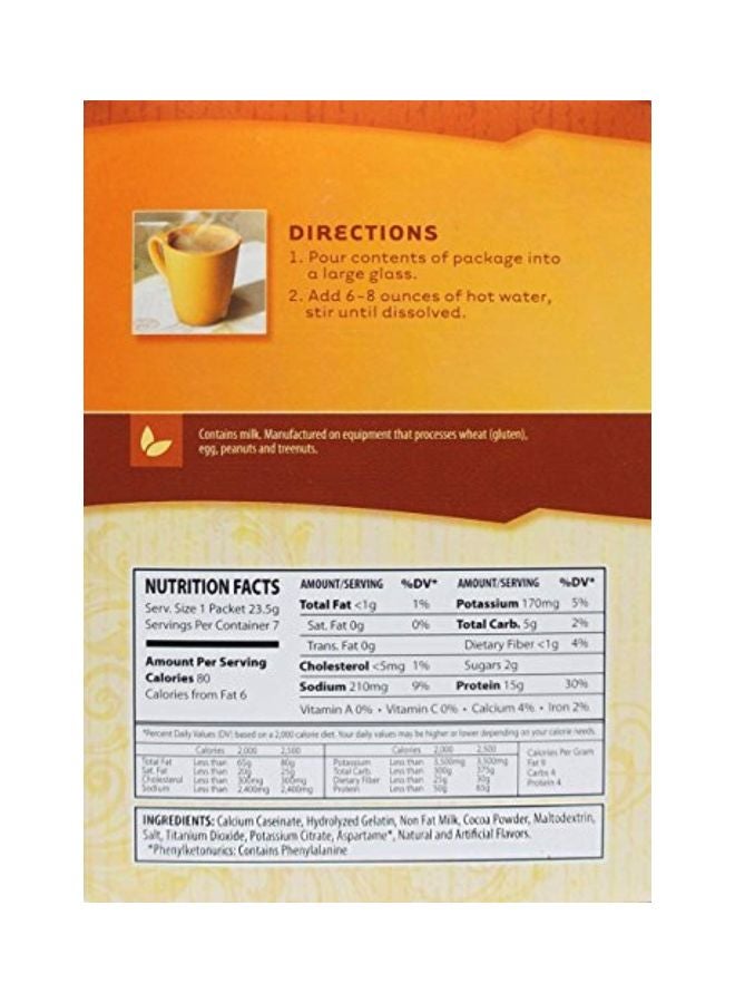 NutriWise - Pack Of 7 Hot Chocolate Protein Drink - Cinnamon - Image 1