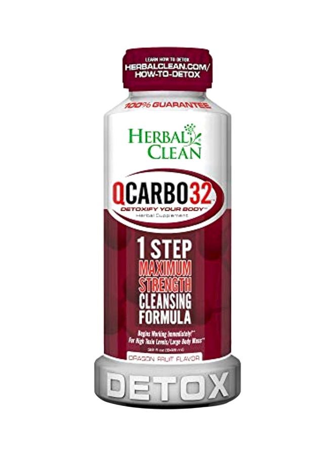 Herbal Clean - QCarbo32 1 Step Maximum Strength Cleansing Formula - Dragon Fruit - Image 1