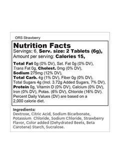 O.R.S Hydration Electrolyte Tablets - 24 Tablets  - Image 2