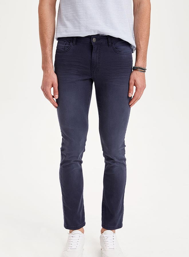 ديفاكتو بنطال جينز بيدرو قياس ضيق أزرق - Image 1