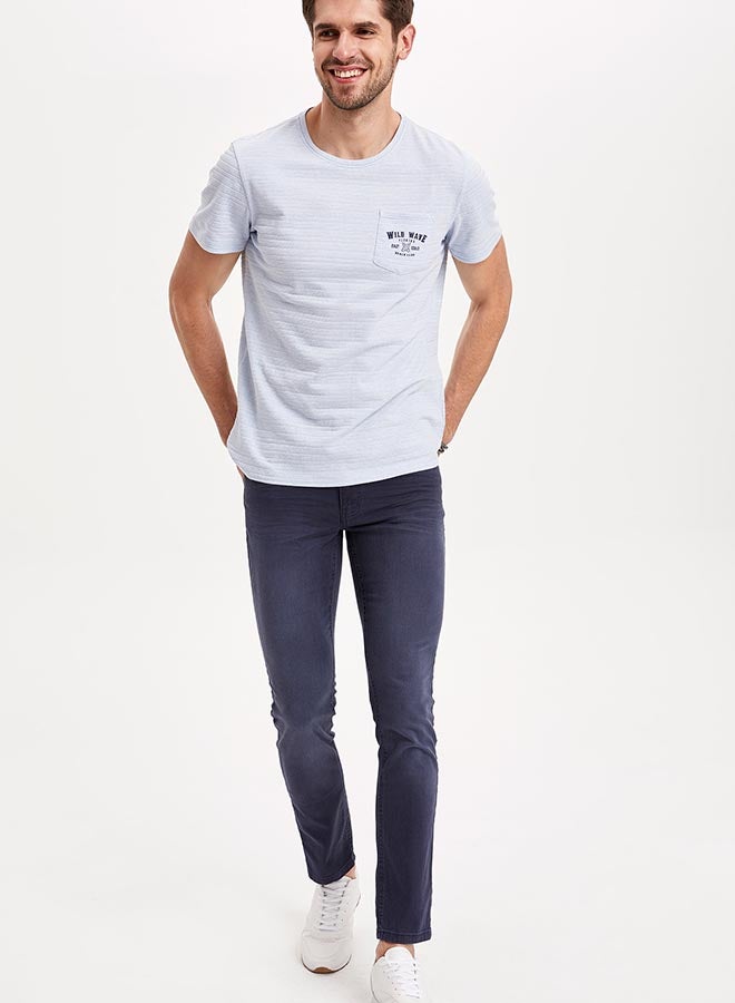 ديفاكتو بنطال جينز بيدرو قياس ضيق أزرق - Image 3