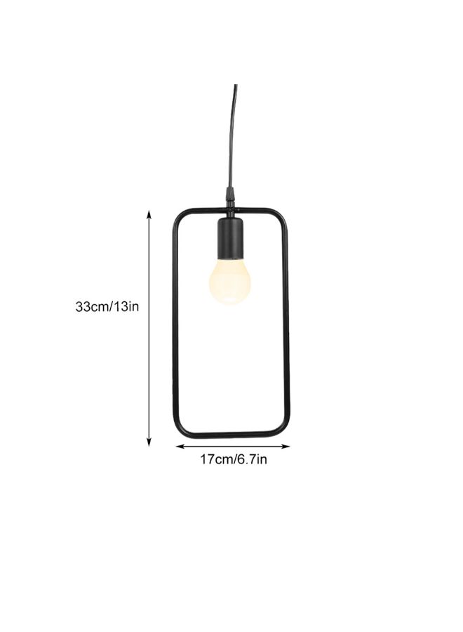 LED Chandelier Pendant Light Black 33 x 17centimeter  - Image 2
