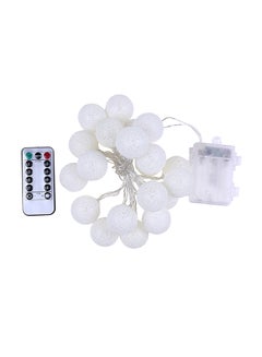 Coconut Ball Garland LED Fairy String Light Yellow