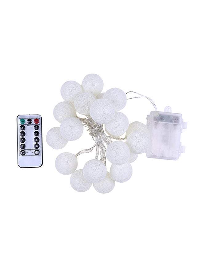 Generic - Coconut Ball Garland LED Fairy String Light Yellow - Image 1