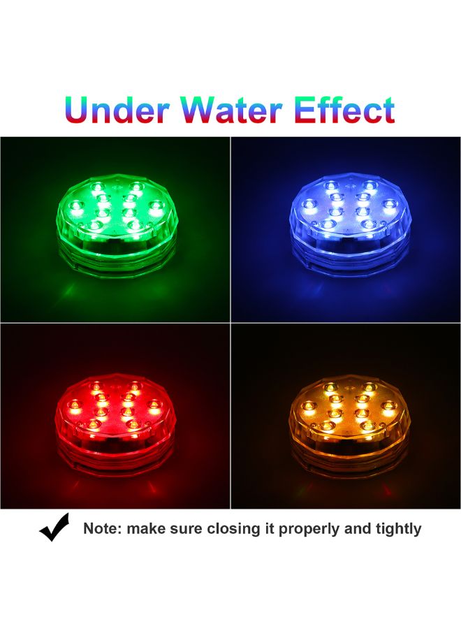Waterproof Underwater LED Light Multicolour 10 x 3 x 10centimeter - Image 3