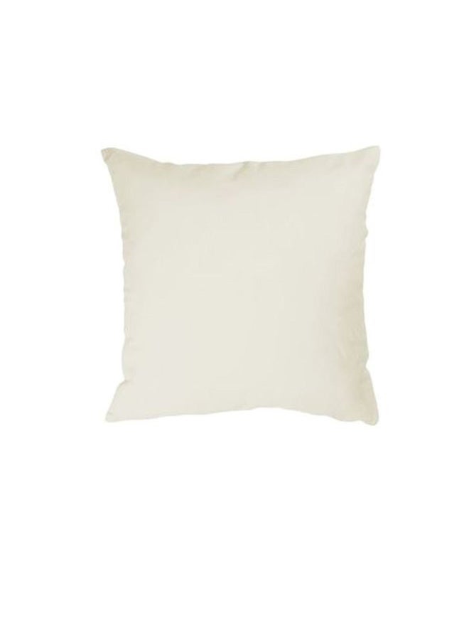ستايلي طقم وسادة زينة ناعمة بلون سادة مكون من قطعتين أبيض 45x45Ø³Ù†ØªÙŠÙ…ØªØ± - Image 2