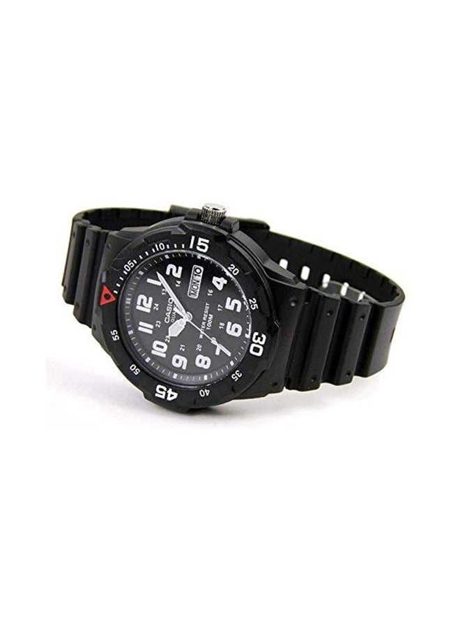 كاسيو ساعة يد بعقارب وسوار من الراتينج طراز LRW-200H-1BVDF - مقاس 34 مم - لون أسود للنساء - Image 5