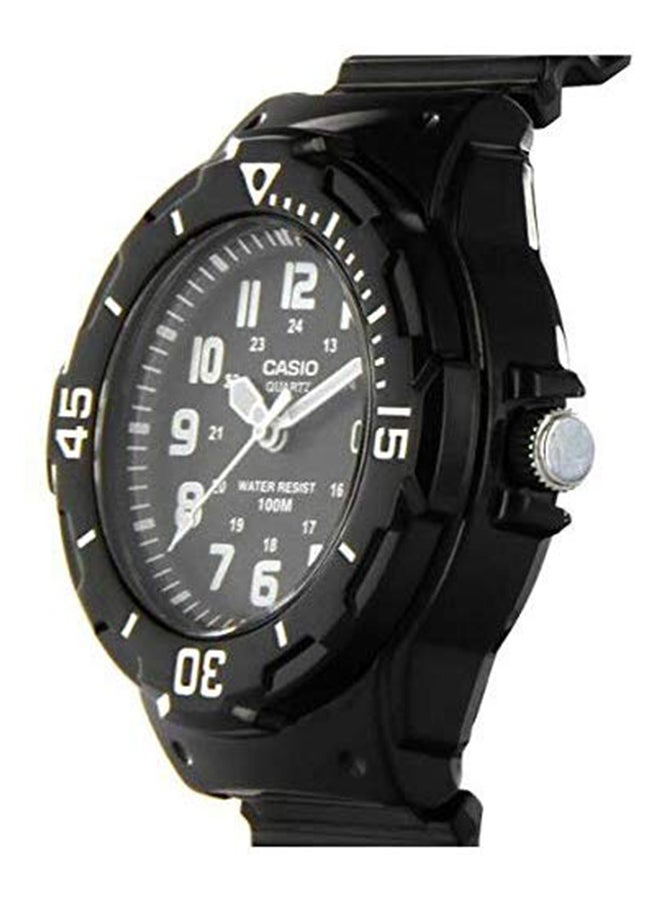 كاسيو ساعة يد بعقارب وسوار من الراتينج طراز LRW-200H-1BVDF - مقاس 34 مم - لون أسود للنساء - Image 3