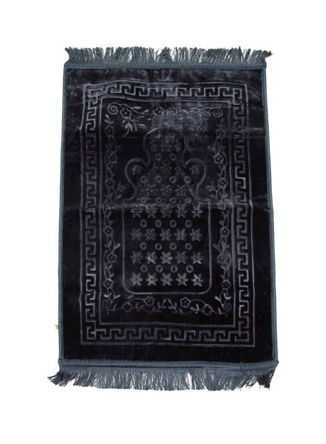 زن سجادة صلاة رمادي/أسود 80x120سم - Image 2