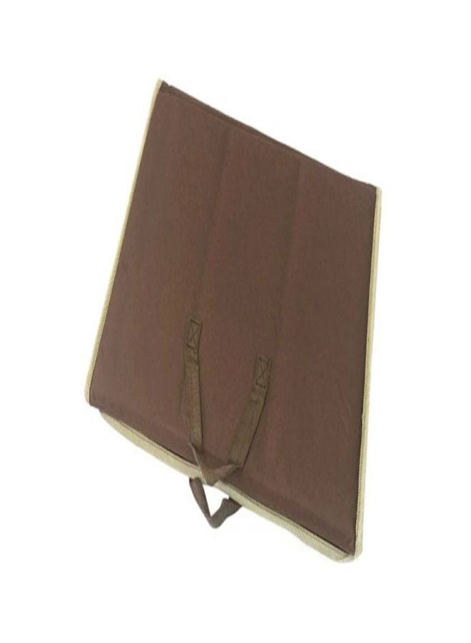 2 In 1 Foldable Prayer Mat And Backrest Dark Purple 114x54cm - Image 2