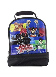 Justice League Dual Lunch Bag Multicolour 9.5x5x7.5inch