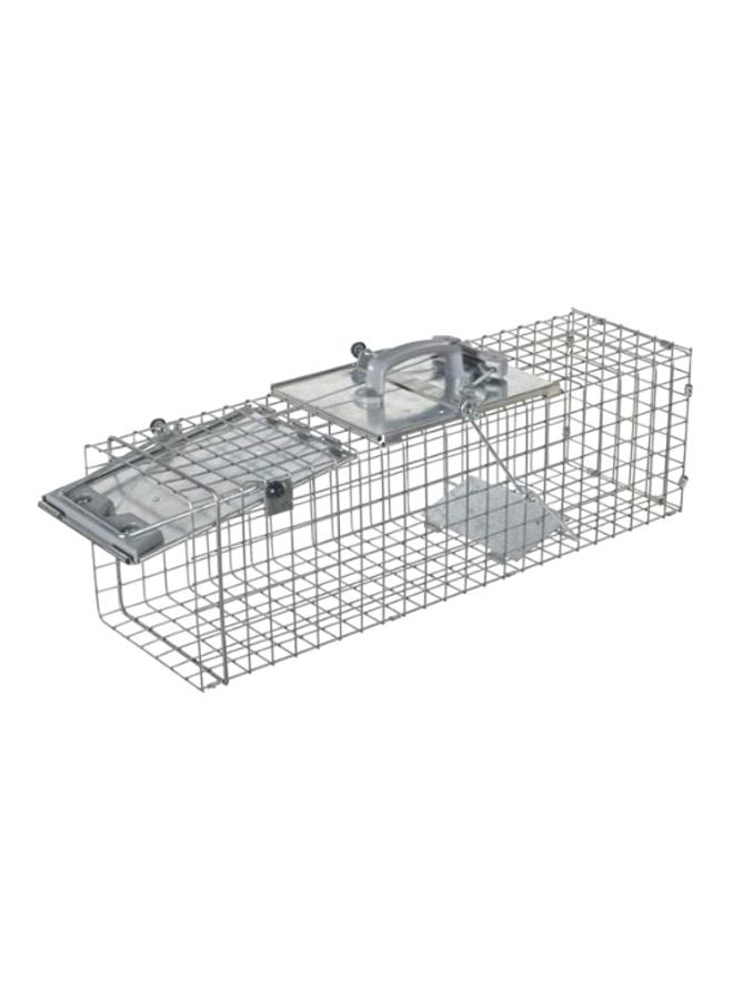 Havahart Single Door Steel Cage Trap Silver - Image 1