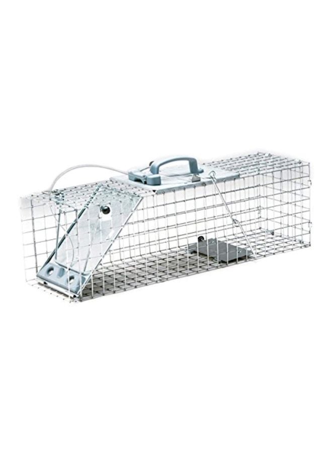 Havahart Single Door Steel Cage Trap Silver - Image 2