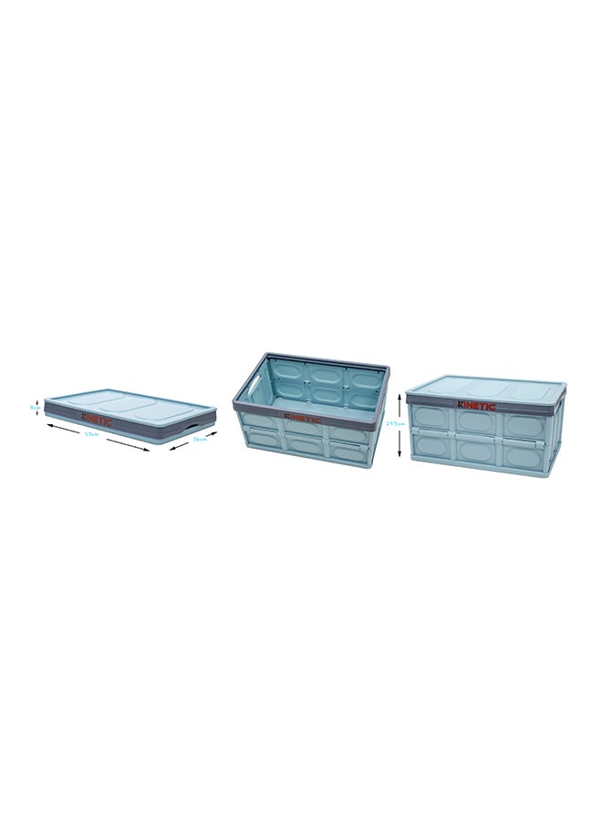 Kinetic Foldable Storage Box Blue 55Liters  - Image 2